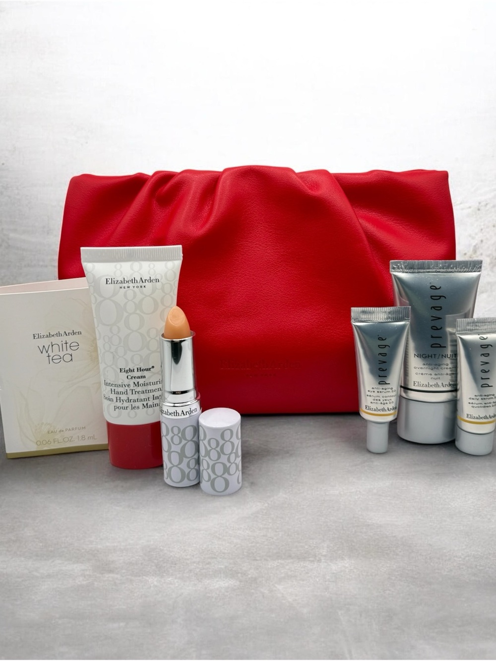 Elizabeth Arden Beauty Gift Set w/ Red Clutch